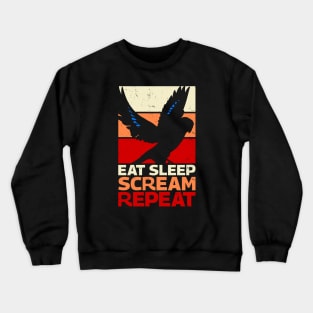 Eat Sleep Scream Repeat Crewneck Sweatshirt